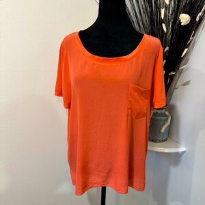 Talbots Sheer 100% Silk Size large Top